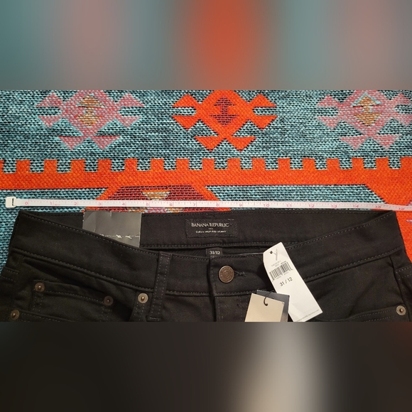 NWT Banana Republic Curvy High-Rise Skinny Jean Black SZ 31 / 12 - Picture 9 of 11